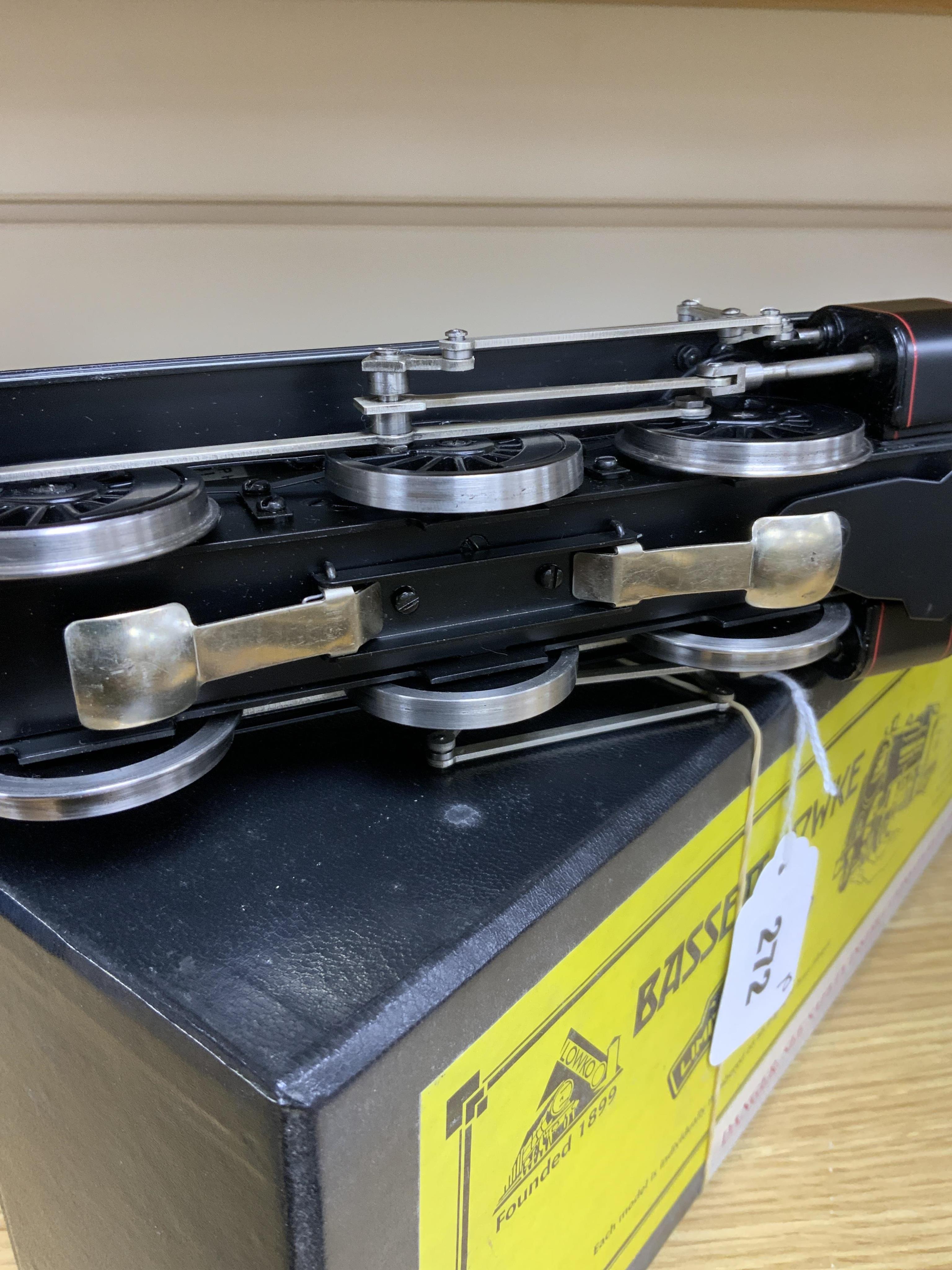 A boxed Bassett-Lowke by Corgi 0 gauge tinplate British Railways Maunsell N class 2-6-0 tender locomotive, 31407, in lined black livery, a special limited release, with option for two or three rail running, with instruct